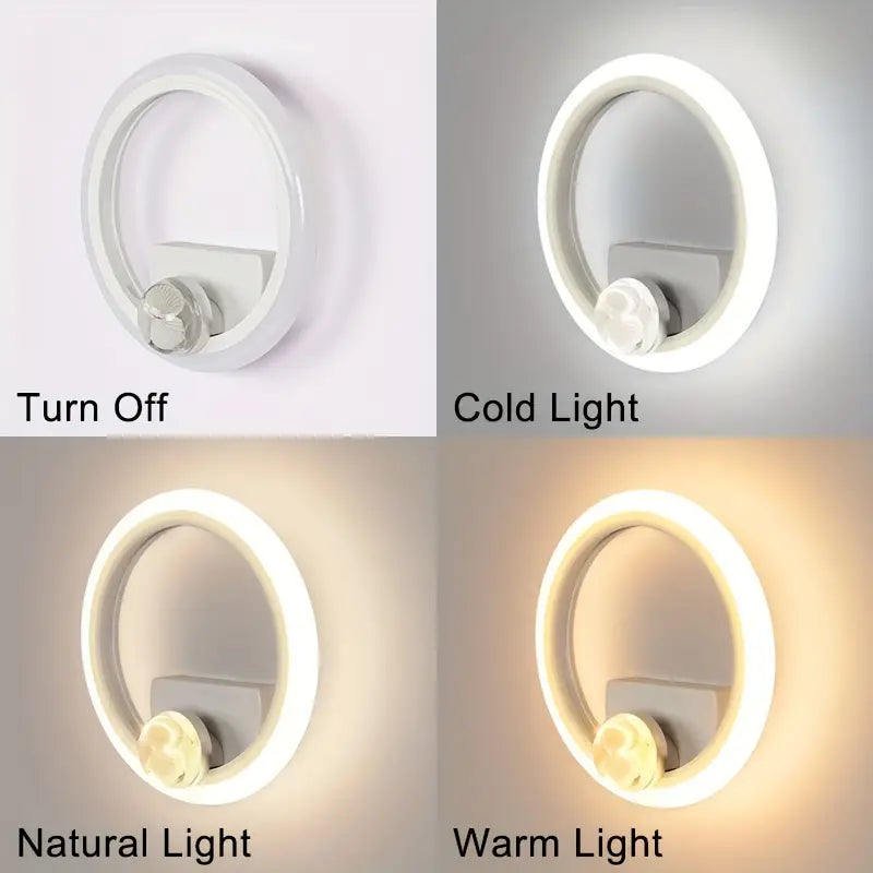 1pc LED Wall Lamp Modern Acrylic LED Wall Lamp Light Fixture Hallway Living Room