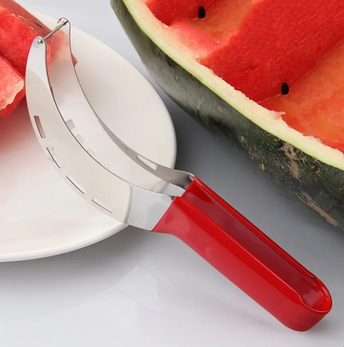 Stainless Steel Windmill Watermelon Cutter Artifact Salad Fruit Slicer Cutter Tool Watermelon Digger Kitchen Accessories Gadgets