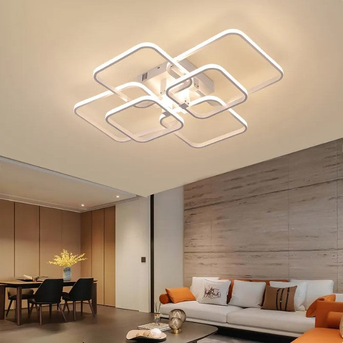 NEO Gleam APP Dimmable RC Led Chandelier For Living Room Bedroom Study Room Smart Home Alexa Modern Led Chandelier Fixtures