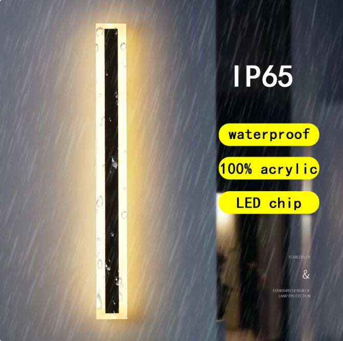 Outdoor strip waterproof wall light led wall washing light Villa garden light Outdoor balcony door wall washing light IP65