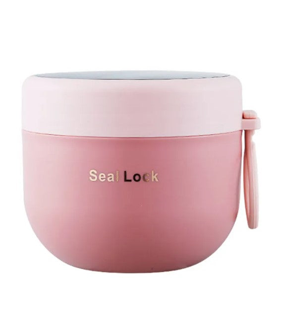 Mini Thermal Lunch Box Food Container with Spoon Stainless Steel Vaccum Cup Soup Cup Insulated Lunch Box taza desayuno portatil